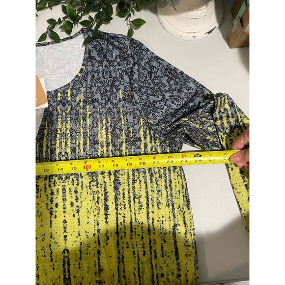 Noracora Womens Long Sleeve Tunic Top With Abstract Pattern - Picture 10 of 14